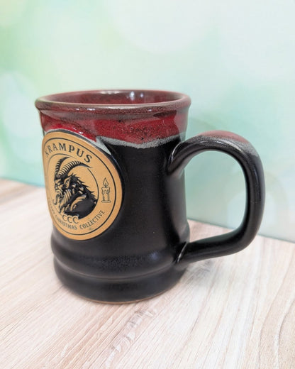 Krampus Mug | Handmade Deneen Pottery Christmas Mug - CreepyMugs.com