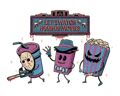 Let's Watch Horror Movies Mug - CreepyMugs.com